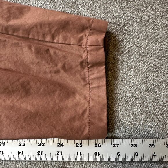 Cube Sugar Japanese Minimalist Pleated Brown Women's Cotton Pants Size Medium - Picture 5 of 7